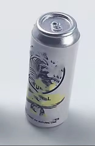 Miniature Set of White Claw Hard Seltzer Cans (6) (1:12 scale)